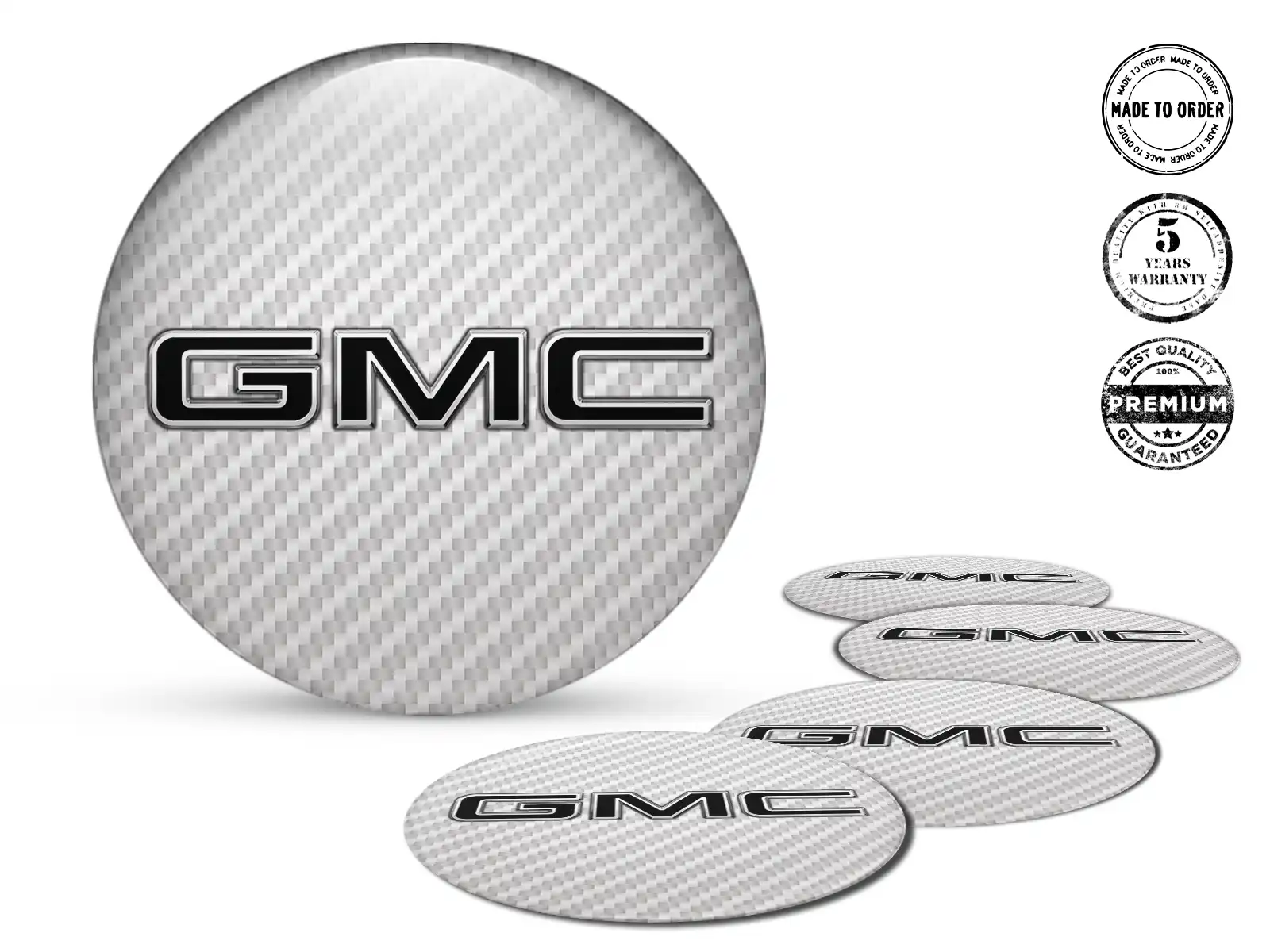GMC Decalcomania Cerchio Auto Design Cupola Elegante